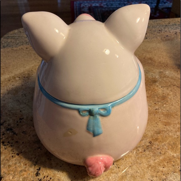 RUSS Vintage RARE 90s Bernie piglet cookie jar - Picture 3 of 6